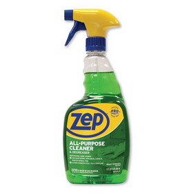 Zep Commercial ZPEZUALL32CT All-Purpose Cleaner and Degreaser, Fresh Scent, 32 oz Spray Bottle, 12/Carton