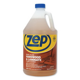 Zep Commercial ZUHLF128 Hardwood and Laminate Cleaner, Fresh Scent, 1 gal, 4/Carton