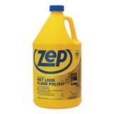 Zep Commercial ZUWLFF128 Wet Look Floor Polish, 1 gal, 4/Carton