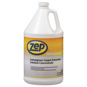 Zep Professional 1041398 Carpet Extraction Cleaner, Lemongrass, 1 gal Bottle, 4/Carton