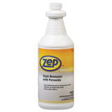 Zep Professional 1041705 Stain Remover with Peroxide, Quart Bottle, 6/Carton
