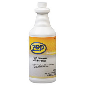 Zep Professional ZPP1041705 Stain Remover with Peroxide, Quart Bottle, 6/Carton