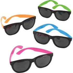 U.S. Toy 1042 Neon Rubber Sunglasses