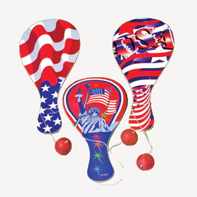 U.S. Toy 1408 Patriotic Paddle Balls