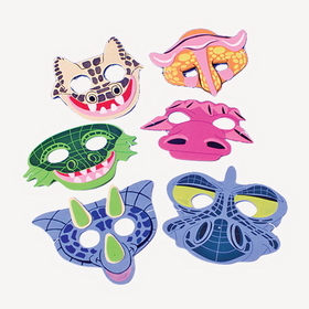 U.S. Toy 1430 Dinosaur Foam Masks