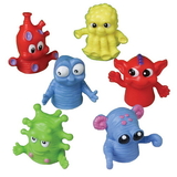 U.S. Toy 1471 Big Eyed Monster Finger Puppets
