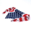 U.S. Toy 1683 American Flag Pattern Bandanas, Price/Dozen