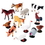 U.S. Toy 2386 Toy Farm Animals / 3 in.-5 in., Price/Dozen
