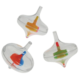 U.S. Toy 4321 Transparent Spin Tops