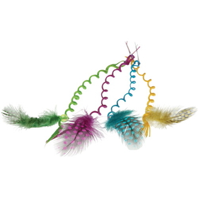 U.S. Toy 4329 Curly Hair Pieces with Feather