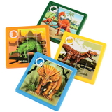 U.S. Toy 4459 Dino Slide Puzzles / 8-pcs.