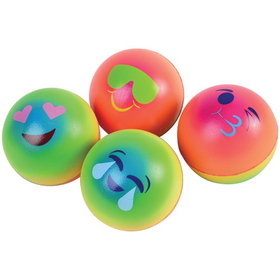 U.S. Toy 4517 Rainbow Emoji Stress Balls