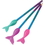 U.S. Toy 4619 Mermaid Tail Pencil Toppers/6-Pc, Price/Pack