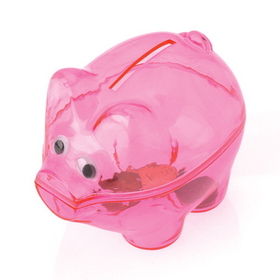 U.S. Toy BB80 Translucent Piggy Savings Banks