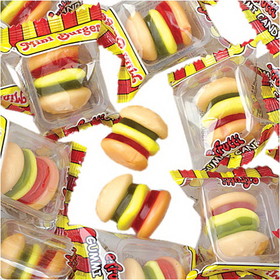 U.S. Toy CA212 Gummy Mini Burgers - 60 pieces