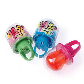 U.S. Toy CA283 Flash Pop Rings - 24 Pieces