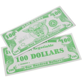 U.S. Toy GA18-100 1000 Pack of Play Money Bills $100 Bills