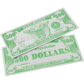 U.S. Toy GA18-500 1000 Pack of Play Money Bills $ 500 Bills