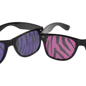 U.S. Toy GL32 Neon Zebra Print Glasses