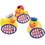 U.S. Toy GS483 Assorted Hat Carnival Ducks, Price/dz