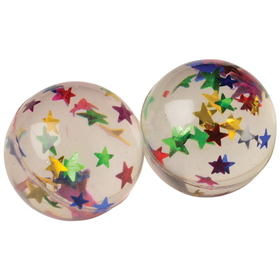 U.S. Toy GS498 Glitter Star Bouncy Balls