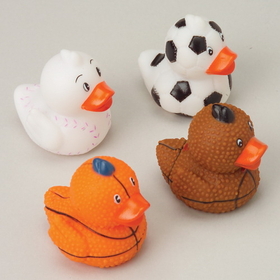 U.S. Toy GS523 Small Sports Ball Rubber Ducks