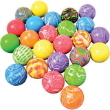 U.S. Toy GS632 Bouncy Ball Assortment / 60mm - 25 Pieces