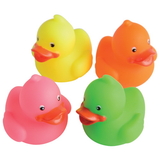 U.S. Toy GS704 Neon Rubber Ducks