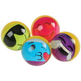 U.S. Toy GS842 Rainbow Emoji Bounce Balls / 32mm