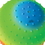 U.S. Toy GS860 Rainbow Knobby Ball / 10 inch, Price/Dozen
