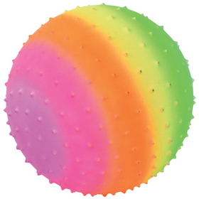 U.S. Toy GS860 Rainbow Knobby Ball / 10 inch