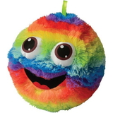 U.S. Toy GS876 Rainbow Fluffy Ball / 9 inch