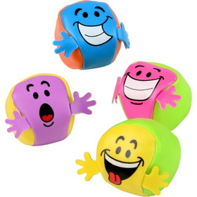 U.S. Toy GS880 Emoji Kickballs/4-Pc