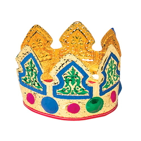 U.S. Toy H159 Child Foil Crowns