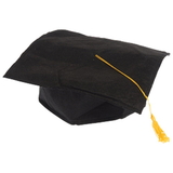 U.S. Toy H42 Black Economy Graduation Caps