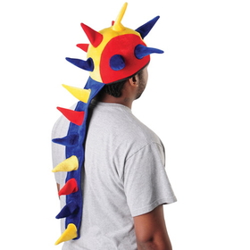 U.S. Toy H516 Multi Color Dragon Tail Hat