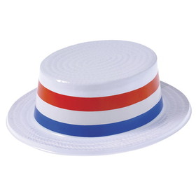 U.S. Toy H97 Plastic Patriotic Skimmer Hats