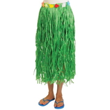 U.S. Toy HL116 Green Adult Hula Skirt with Flowers