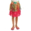 U.S. Toy HL350 Pink and Multi Color Hula Skirt with Flowers - Child Size, Price/Piece