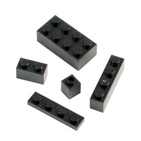 U.S. Toy HOM-BRICK-01 Block Mania Bricks - Black