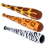U.S. Toy IN368 Inflatable Animal Print Bats