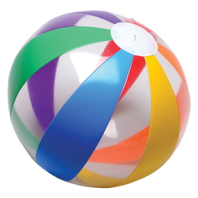 U.S. Toy IN399 Clear Rainbow Ball Inflates