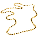 U.S. Toy JA426 Gold Metallic 6mm Bead Necklaces