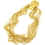 U.S. Toy JA426 Gold Metallic 6mm Bead Necklaces, Price/Dozen