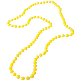 U.S. Toy JA428 Yellow 6mm Bead Necklaces