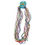 U.S. Toy JA501 Assorted Color Metallic 6mm Bead Necklaces, Price/Dozen