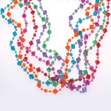 U.S. Toy JA647 Pearlized Diamond Bead Necklaces