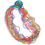 U.S. Toy JA650 7mm Pearlized Mirror Ball Bead Necklaces, Price/Dozen