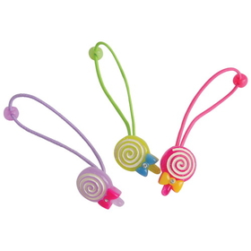 U.S. Toy JA820 Lollipop Hair Ties / 6-pc