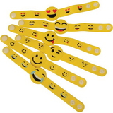 U.S. Toy JA843 Emoji Bracelets / 6-pcs